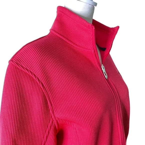Spyder Core Sweater Jacket Full Zip Fleece Lined Raspberry (Size XL) - Picture 3 of 14